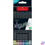 Kép 1/2 - Színes ceruza készlet, háromszögletű, FABER-CASTELL "Black Edition",  12 különböző metál szín