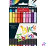 Kép 1/2 - Ecsetirón készlet, FABER-CASTELL "Black Edition", 20 különböző szín
