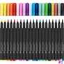 Kép 2/2 - Ecsetirón készlet, FABER-CASTELL "Black Edition", 20 különböző szín