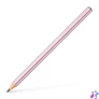 Kép 1/2 - Grafitceruza, B, háromszögletű, FABER-CASTELL "Sparkle Jumbo",  metál rózsaszín