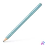 Kép 1/2 - Grafitceruza, B, háromszögletű, FABER-CASTELL "Sparkle Jumbo",  metál óceánkék