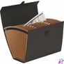 Kép 2/2 - Harmonikatáska, karton, 19 rekeszes, FELLOWES "Bankers Box Handifile", fekete