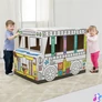 Kép 4/9 - Játékház, színezhető, karton, FELLOWES, Busz