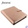 Kép 1/3 - Kalendárium, gyűrűs, betétlapokkal, A5 méret, FILOFAX, "Saffiano Metallic", rózsaarany