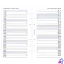 Kép 5/5 - Kalendárium betét, tervező, heti, personal (M) méret, FILOFAX, 2027