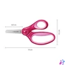 Kép 4/6 - Olló, óvodai, 13 cm, FISKARS, csillámos rózsaszín