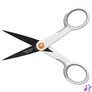 Kép 3/5 - Olló, általános, tapadásmentes, 13 cm, FISKARS "MicroTip Titanium", fehér