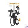 Kép 3/5 - Olló, iskolai, 18 cm, FISKARS, csillámos fekete