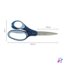 Kép 4/6 - Olló, iskolai, 18 cm, balkezes, FISKARS, csillámos kék