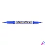 Kép 1/2 - Alkoholos marker, 0,4/1,0 mm, kúpos, kétvégű, FLEXOFFICE "PM01", kék