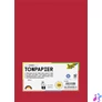 Kép 1/2 - Színes papír, A4, 130 g, 100 lap, FOLIA, élénkvörös