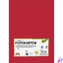 Kép 1/2 - Dekorkarton, 2 oldalas, A4, 300 g, 50 lap, FOLIA, tűzpiros