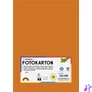 Kép 1/2 - Dekorkarton, 2 oldalas, A4, 300 g, 50 lap, FOLIA, világosnarancs