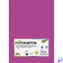 Kép 1/2 - Dekorkarton, 2 oldalas, A4, 300 g, 50 lap, FOLIA, sötétrózsaszín