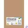 Kép 1/2 - Dekorkarton, 2 oldalas, A4, 300 g, 50 lap, FOLIA, világosbarna