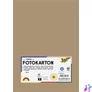 Kép 1/2 - Dekorkarton, 2 oldalas, A4, 300 g, 50 lap, FOLIA, őzbarna
