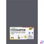 Kép 1/2 - Dekorkarton, 2 oldalas, A4, 300 g, 50 lap, FOLIA, antracitszürke