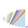 Kép 2/4 - Dekorkarton, 2 oldalas, A4, 300 g, 10x5 lap, FOLIA, „Pastel”, vegyes színek