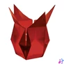 Kép 2/3 - Origami papír, lámpáshoz, 30x30 cm, 80 g, 12 lap, FOLIA, vegyes színek