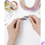 Kép 4/8 - Kreatív drót, műanyag bevonatos, 100 cm, FOLIA "Metallic Mix", 50 különböző metál szín