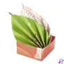 Kép 3/5 - Origami papír, 15x15 cm, 80 g, 50 lap, FOLIA "Tropical", 10 különböző minta