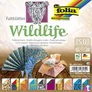 Kép 1/5 - Origami papír, 15x15 cm, 80 g, 50 lap, FOLIA "Wildlife", 10 különböző minta