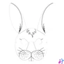 Kép 5/9 - Kreatív maszk, 6 db, fehér, FOLIA, állatok