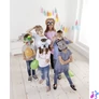 Kép 8/8 - Kreatív maszk, 6 db, fehér, FOLIA, egzotikus állatok