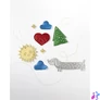 Kép 2/3 - Kreatív fémfólia, 70 mikron, 18,5x29 cm, 5 lap, FOLIA, vegyes színű