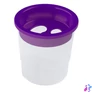 Kép 6/8 - Ecsettál, műanyag, fedéllel, ICO "Süni", vegyes színek