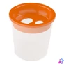 Kép 7/8 - Ecsettál, műanyag, fedéllel, ICO "Süni", vegyes színek