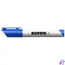 Kép 1/2 - Tábla- és flipchart marker, 3 mm, kúpos, KORES "K-Marker XW1", kék