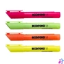 Kép 1/2 - Szövegkiemelő készlet, 0,5-5 mm, KORES "High Liner Plus", 4 különböző szín