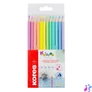 Kép 1/5 - Színes ceruza készlet, háromszögletű, KORES "Kolores Pastel", 12 pasztell szín