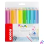 Kép 1/2 - Színes ceruza készlet, háromszögletű, KORES "Kolores Pastel", 24 pasztell szín