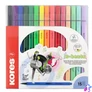 Kép 1/4 - Filctoll készlet, kimosható, KORES "K-beats", 15 különböző szín