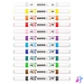 Kép 2/5 - Dekormarker készlet, akril, 1-2 mm, kétvégű, KORES " K-Kreative", 12 különböző szín