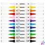 Kép 3/5 - Dekormarker készlet, akril, 1-2 mm, kétvégű, KORES " K-Kreative", 12 különböző szín