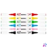 Kép 3/5 - Dekormarker készlet, akril, 1-2 mm, kétvégű, KORES " K-Kreative", 6 különböző szín