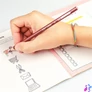 Kép 8/8 - Színes ceruza készlet, háromszögletű, KORES "Kolores", 12+2 különböző szín