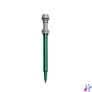Kép 1/3 - Zseléstoll, 0,7 mm, fénykard, LEGO "Star Wars", zöld