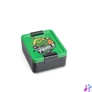 Kép 1/3 - Uzsonnás doboz, LEGO "Ninjago", zöld-fekete-mintás