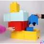 Kép 6/8 - Tárolódoboz, szögletes, LEGO, sárga