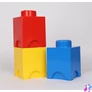 Kép 7/8 - Tárolódoboz, szögletes, LEGO, sárga