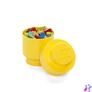 Kép 2/2 - Tárolódoboz, henger, LEGO, sárga