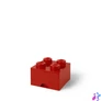 Kép 2/9 - Tárolódoboz, fiókos, LEGO "Brick", piros