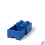Kép 1/3 - Tárolódoboz, fiókos, LEGO "Brick", kék