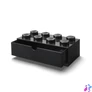 Kép 2/2 - Tárolódoboz íróasztalra, fiókos, LEGO "Brick 4x2", fekete
