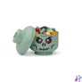 Kép 2/3 - Tárolódoboz, fej, kicsi, LEGO, Green Skeleton