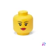 Kép 1/6 - Tárolódoboz, fej, nagy, LEGO, Girl